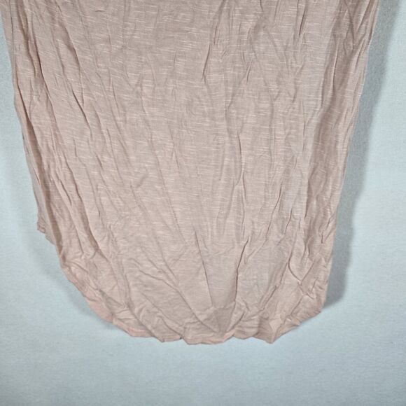 24/7 Maurices Shirt Women's Small Pink Short Sleeve Twist Front - Picture 8 of 11